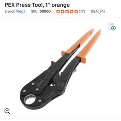 VIEGA PureFlow® 1 in. PEX Pressure Tool in Orange 50060