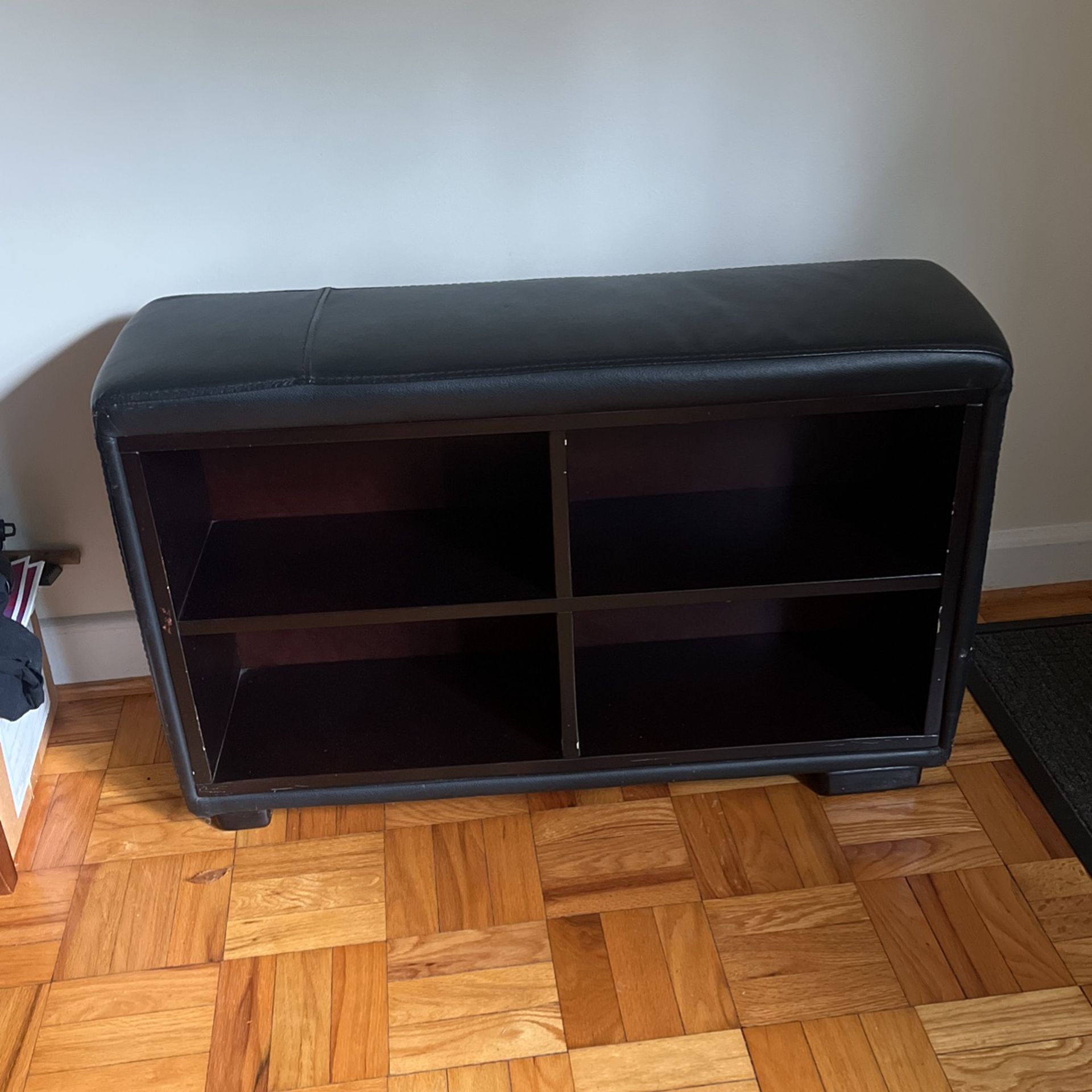 Black Leather Shelf