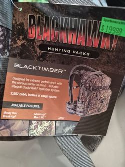 Blackhawk Pro Hunting Hiking Backpack. Paid Over 200$