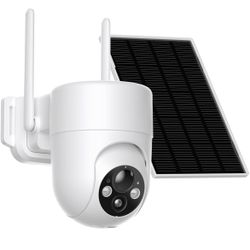 Security Cameras Wireless Outdoor Solar, 2K WiFi Camera for Home Security, IP66 Waterproof
