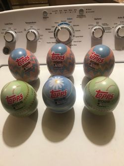 9 Topps MLB Baseball Card Tins (empty)