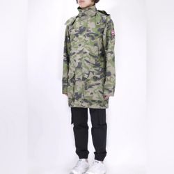 NWT Canada Goose Crew Trench Jacket Camo