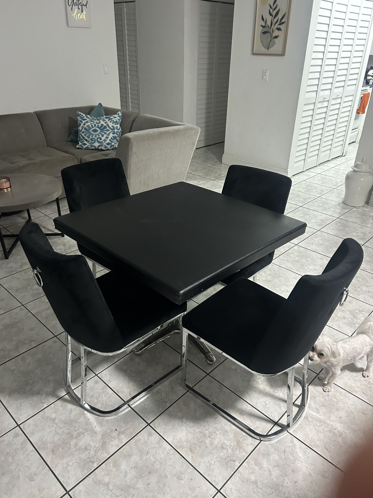 Dinett Table With 4 Chairs 