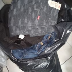 XL Sized Outdoor Trash Bag Full Of Women's & Childrens Clothes