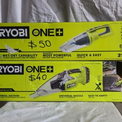 Ryobi ONE+ 18V Wet/Dry Handheld Vacuum Cleaner  Read Description 