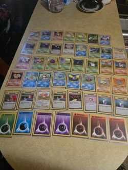 46 pokemon cards, Gen 1, 1995