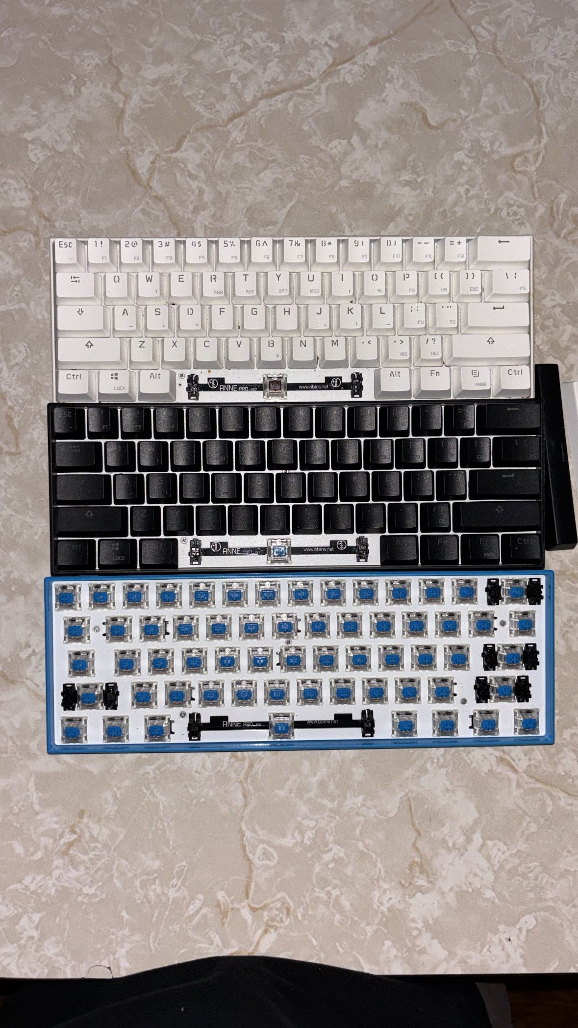 AS IS.. Lot Of Anne Pro 60% KeyBoards