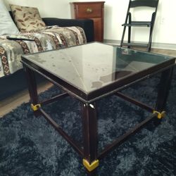Glass Top Coffee Table 