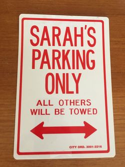 Parking Sign