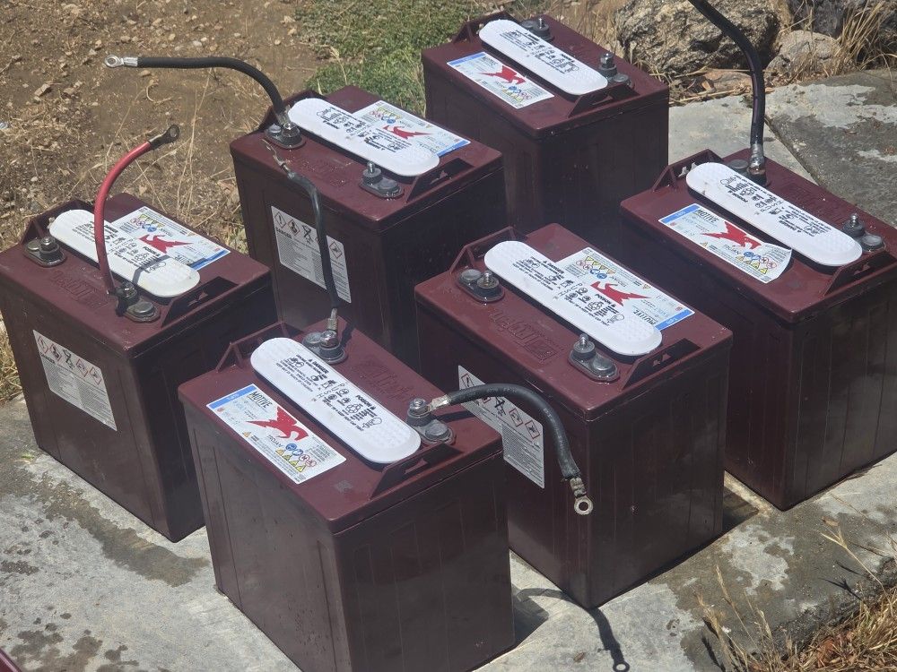 6---8volt Trojan Golf Cart Batteries