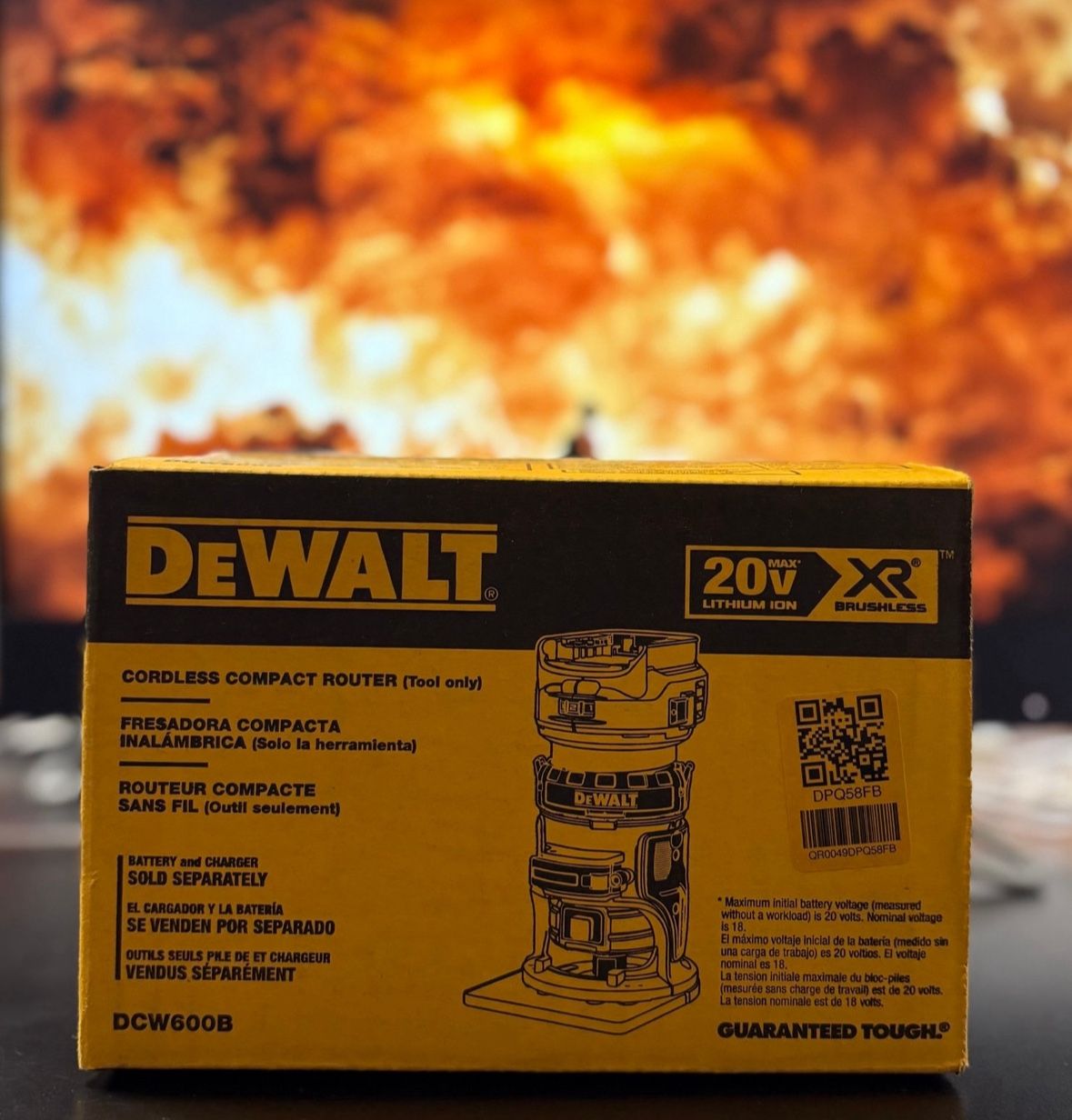 Dewalt cordless compact Router (tool only)