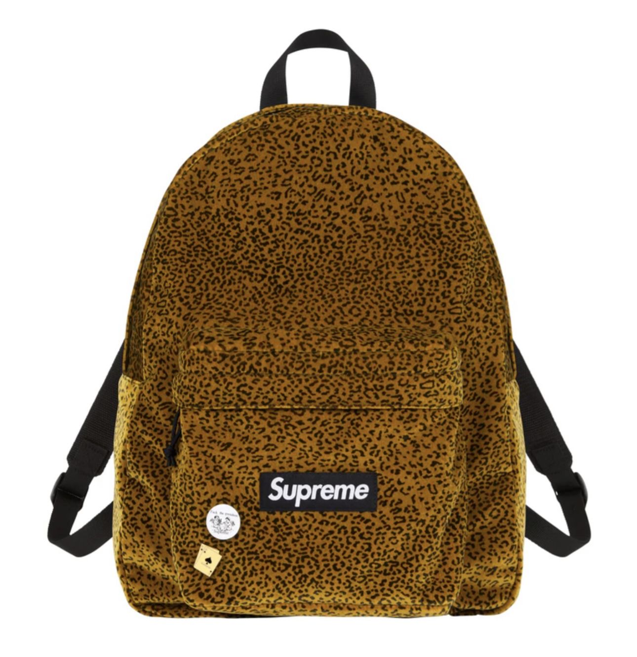 Supreme Velvet Leopard Backpack