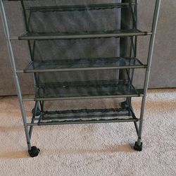 Metal/Mesh Shoe Rack