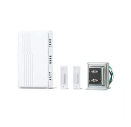 Wired Contractor Doorbell Kit with 2 Wired Push Buttons, White