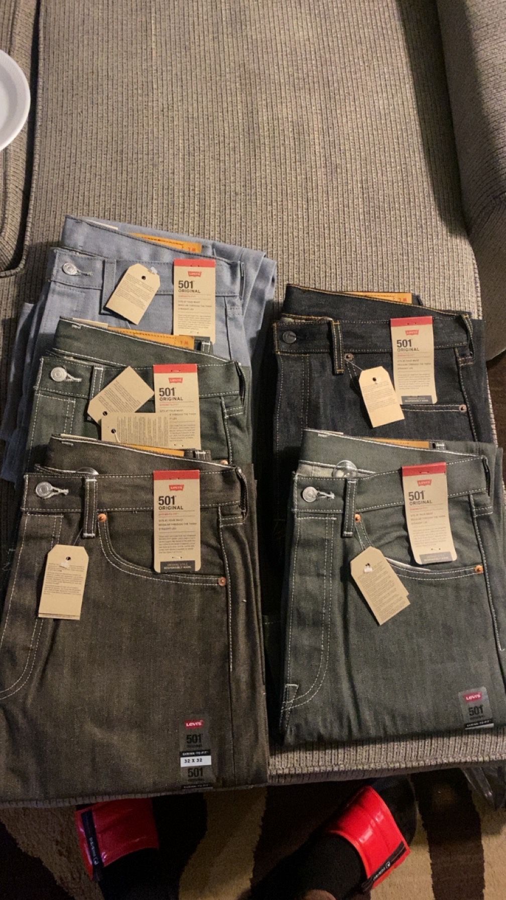 New 501 Levi Jeans
