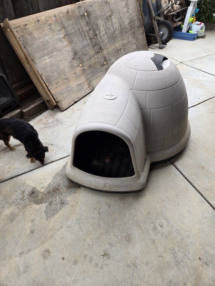 Petmate Indigo Igloo Dog House – Large – Good Condition
