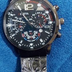 Black Colour Watch 