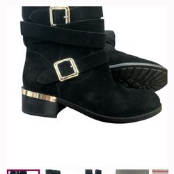 Vince Camuto Ankle Boot Black Great Condition