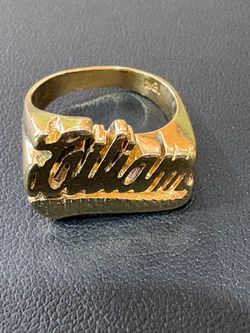 18k gold ring