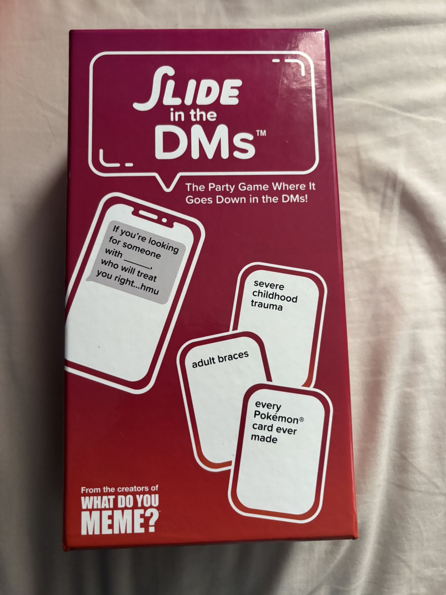 Slide in the DMs Playing card