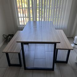 Kitchen Table With Benches