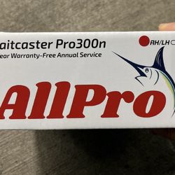 AllPro Baitcaster Pro300n Fishing Reel, New