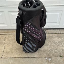  Bag Boy Golf Previous Season CB-15 Cart Bag Starts & Stripes/Charcoal