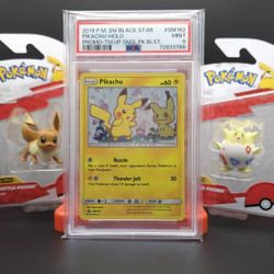 2019 Pikachu Holo Black Star Promo PSA 9