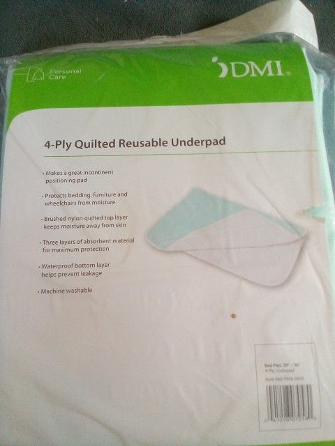 4-ply Quilted Reusable Underpad I Have 8 Of Them Brand New Not Open