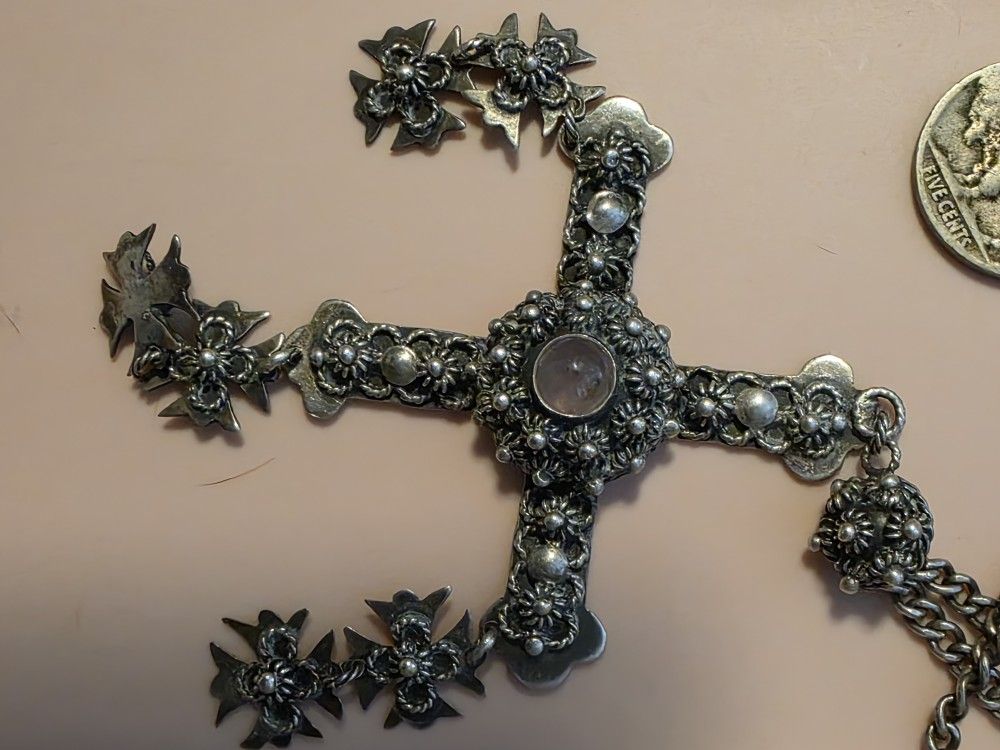 Vintage TAXCO CROSS .925 STERLING SILVER