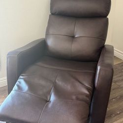 Leather Recliner Barely Used 