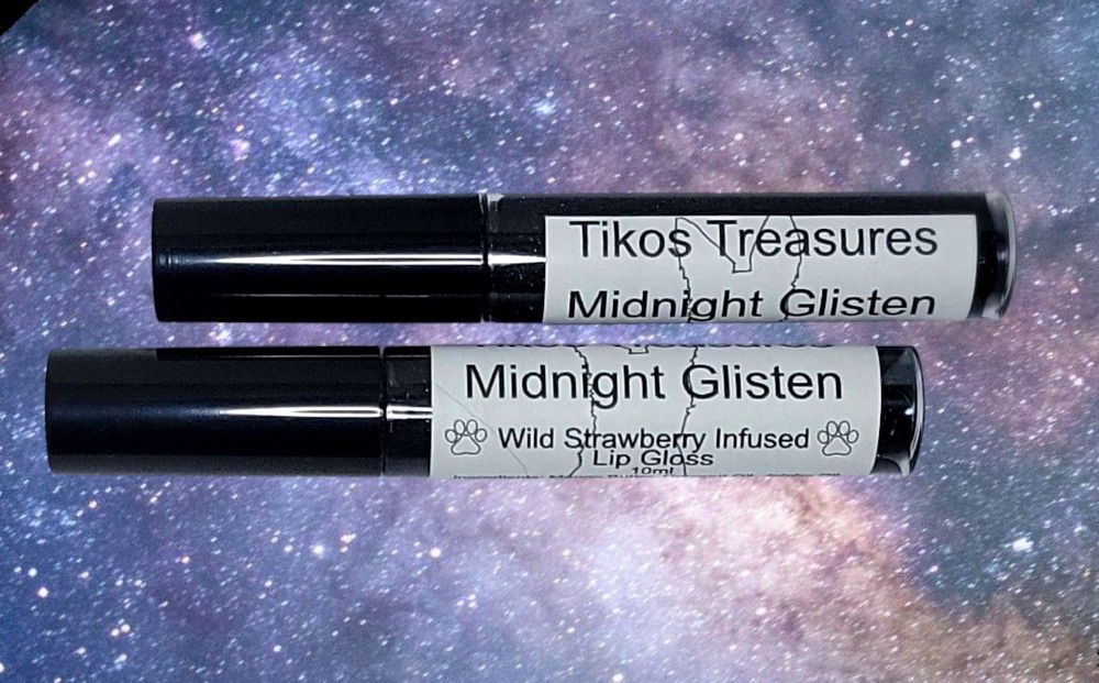 Midnight Glisten – Extreme Sparkle Lip Glaze – Hydrating & High-Shine
