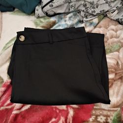 Black Dressy Pants, Large