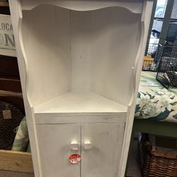 Vintage Small Corner Cabinet