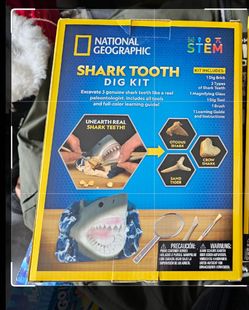 Nat Geo - Shark Tooth Dig Kit NEW