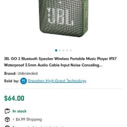 JBL Speaker Green