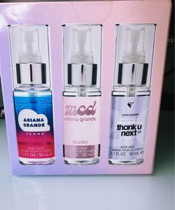 Ariana Grande Body Mist 3-Piece Fragrance Set - Cloud • Blush • Thank U, Next