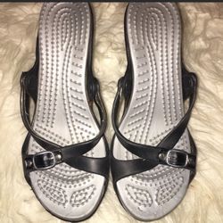 Crocs wedge heels great Condition Sz 7