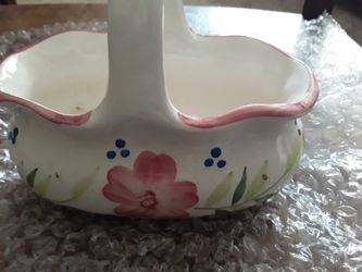 Vintage Ceramic Basket