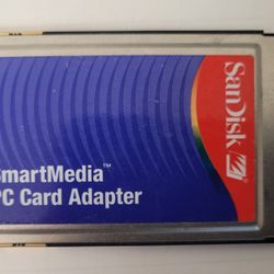 SanDisk PC Card Adapter for Smart Media Grade A Flash Memory Card SDDR-60-01