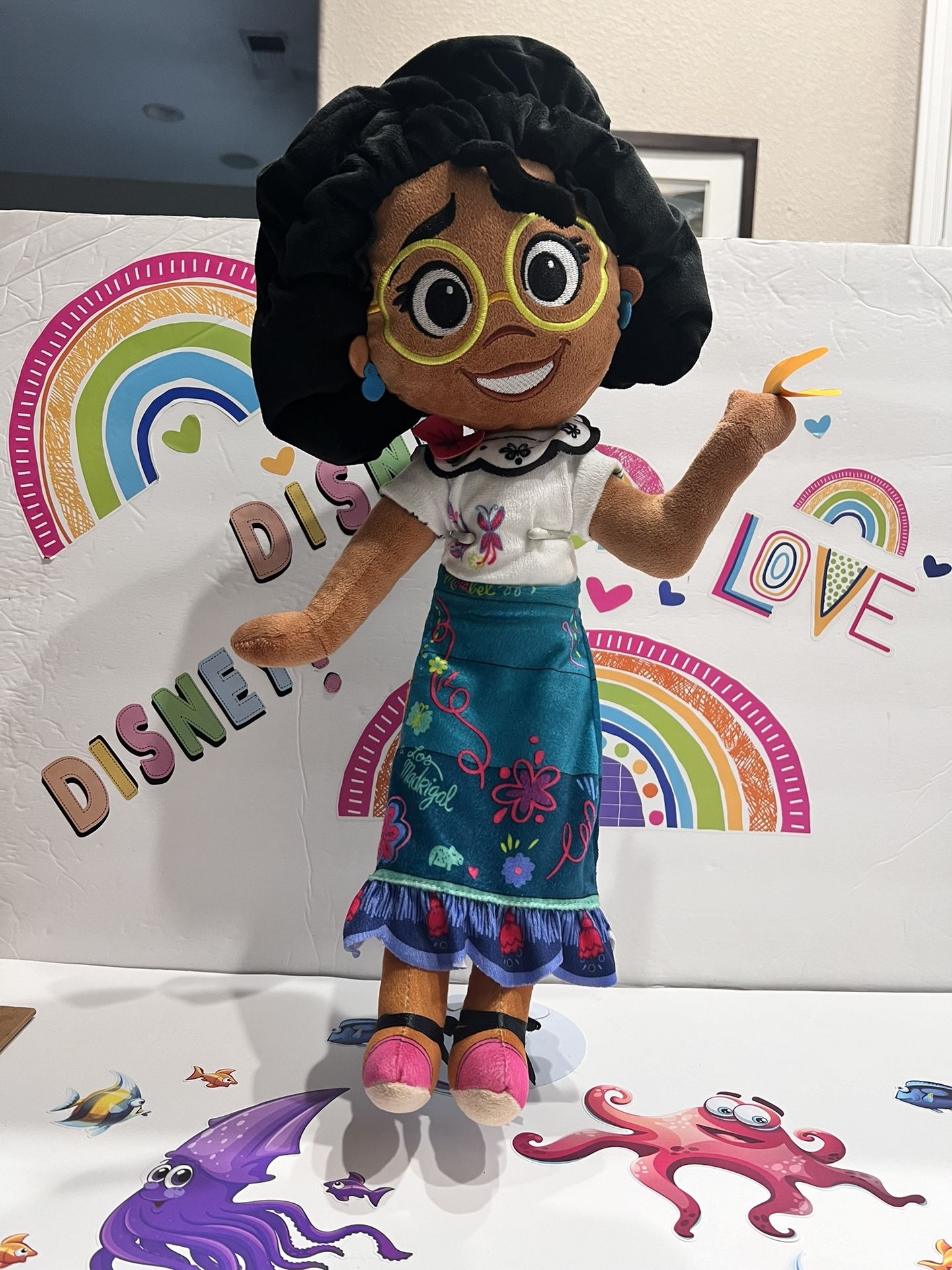 DISNEY ENCANTO MARIBEL MADRIGAL PILLOW BUDDY DOLL - LARGE 21 INCH - LIKE NEW