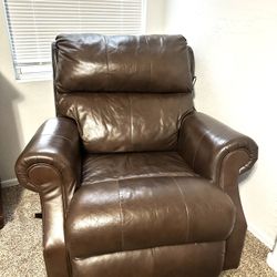 Brown Leather Sofa