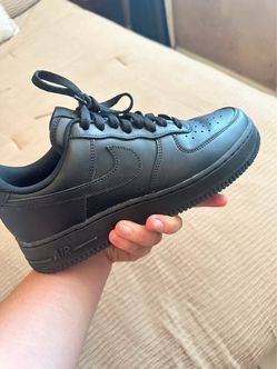 Nike Air Force one black size 7.5 men 9 women