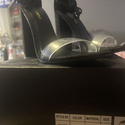 Clear Strap Heels