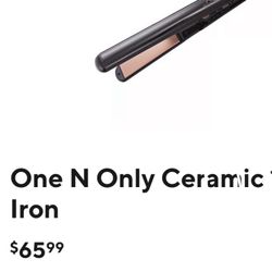 One N Only Ceramic Hair Straightener 