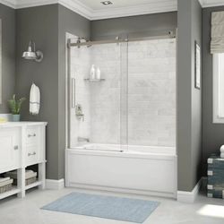 BRAND NEW IN BOX TUB SHOWER MARBLE WALLS NEW 🆕