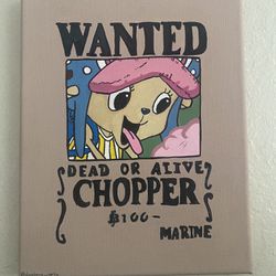 Chopper Wanted Painting 