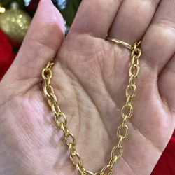 14k ROLO BRACELET 