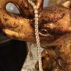 Amazing 🤩  !! Men's tennis bracelet !! AAA grade Cz set in solid 925 sterling silver 9" !