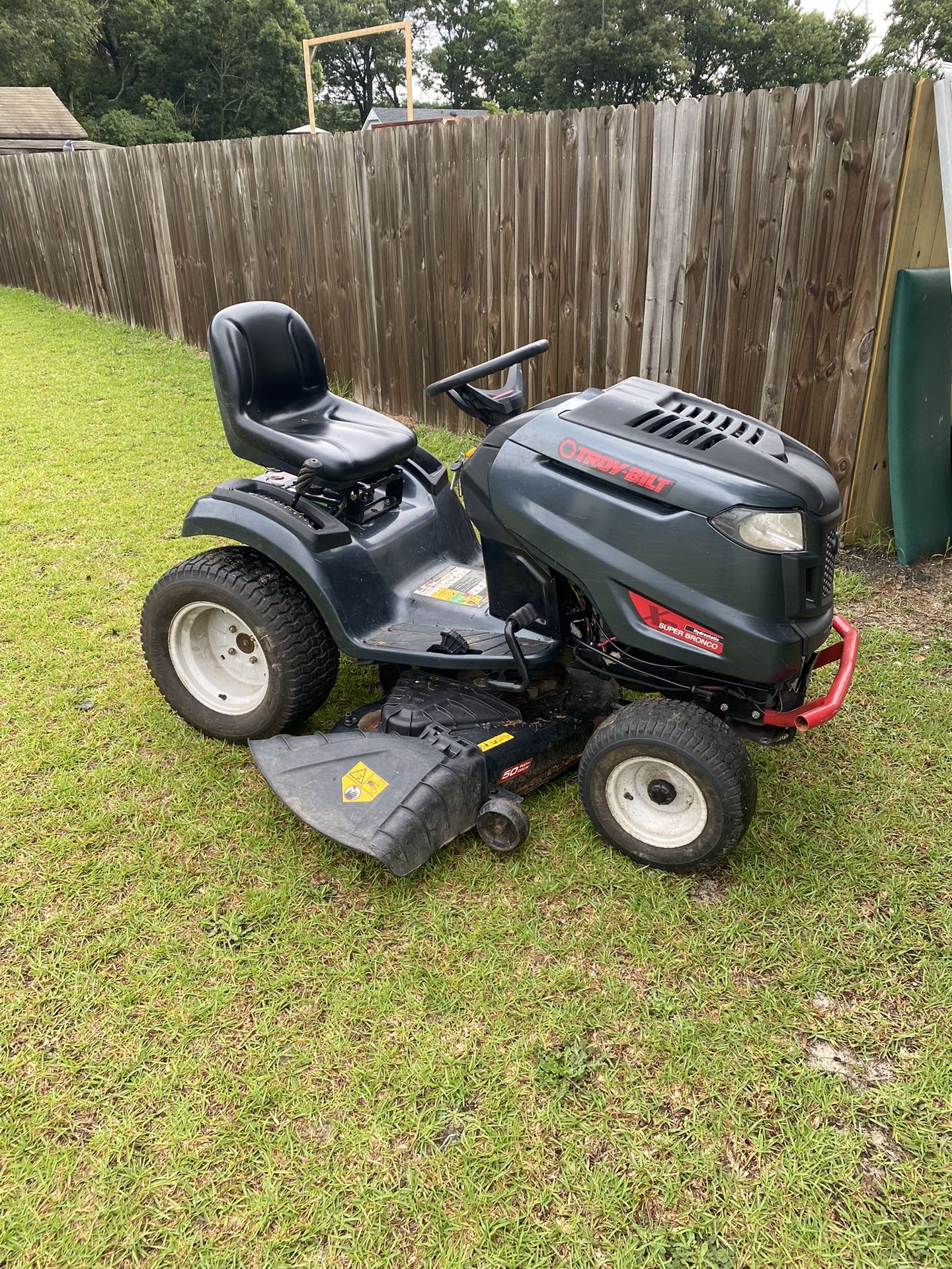 Troy bilt super bronco 50 online inch